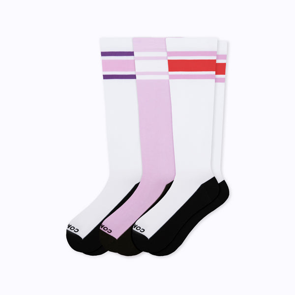 3-Pack of knee-high varsity socks