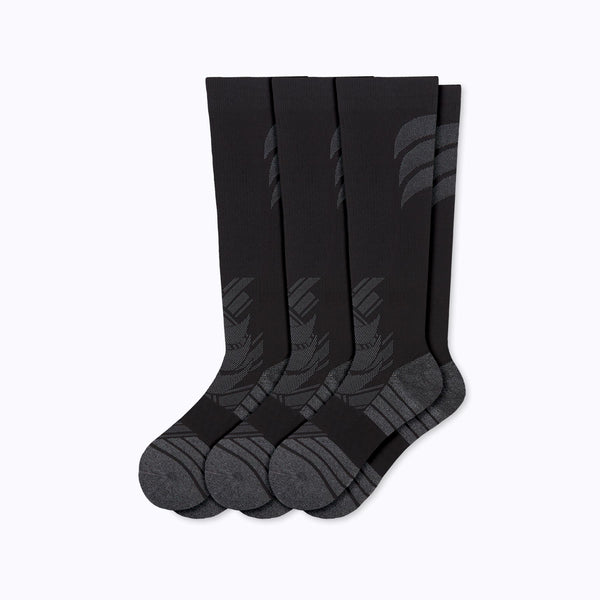 Running Knee High Compression Socks - 3 Pack