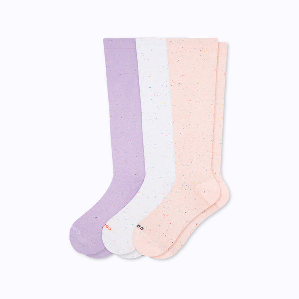 Recycled Cotton Compression Socks – 3 Pack