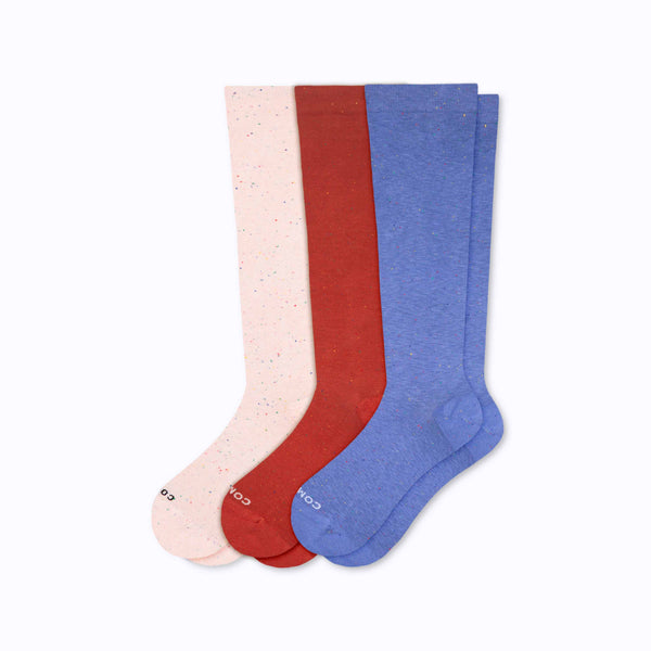 Recycled Cotton Compression Socks - 3 Pack Limited Bundle