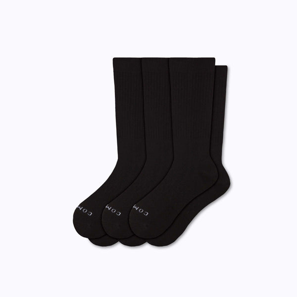 Combed Cotton Crew Socks – 3 Pack