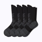 Running Crew Compression Socks - 4 Pack