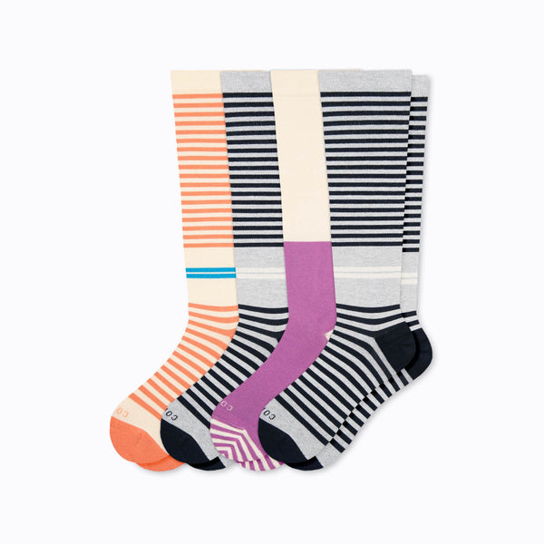 CloudCotton Compression Socks – 4-Pack