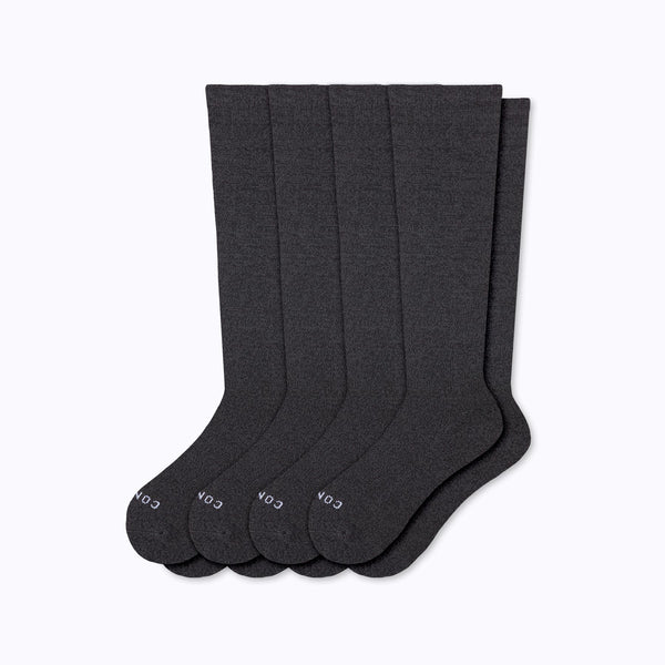 Knee-High Compression Socks – 4 Pack Solids