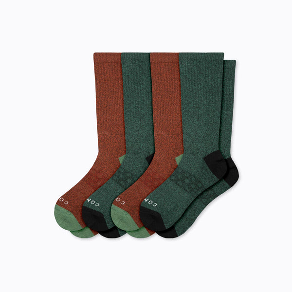 Combed Cotton Crew Socks - 4 Pack Limited