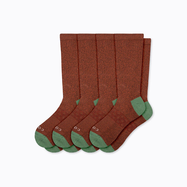 Combed Cotton Crew Socks - 4 Pack Limited