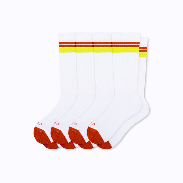 Combed Cotton Crew Socks - 4 Pack Limited