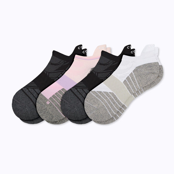 Running Ankle Compression Socks - 4 Pack