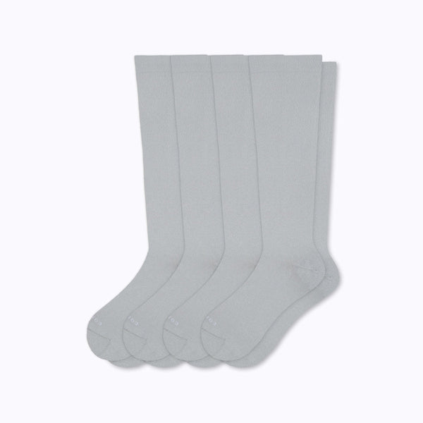 Knee-High Compression Socks - 4 Pack Solids
