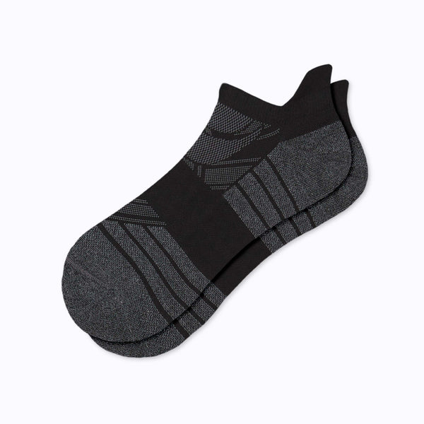 Running Ankle Compression Socks - Black