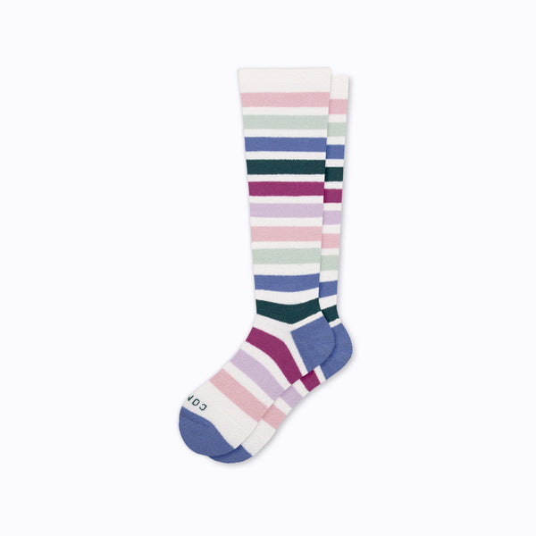 Cozy Compression Socks - Stripes