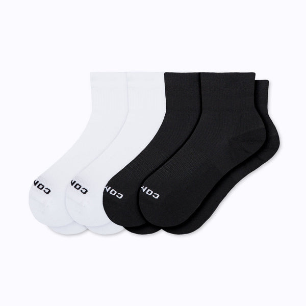 Quarter Ankle Compression Socks - 4 Pack