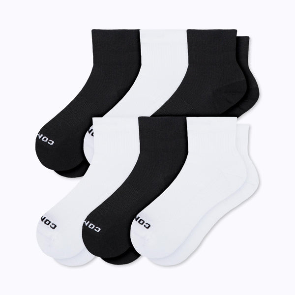 Quarter Ankle Compression Socks - 6 Pack