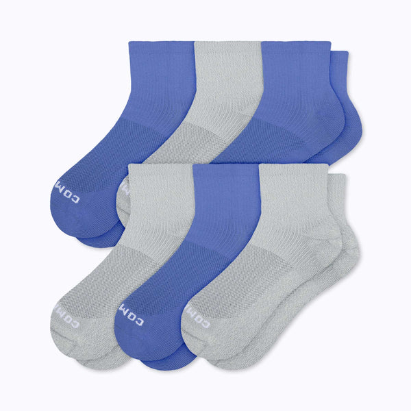 Quarter Ankle Compression Socks - 6 Pack