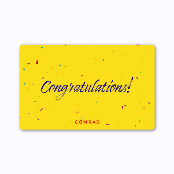 Comrad rise gift card in Congratulations 