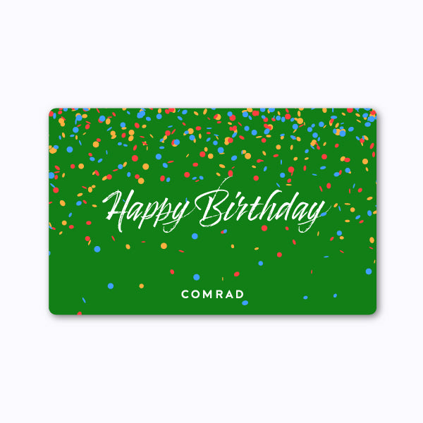 Comrad rise gift card in Happy-Birthday