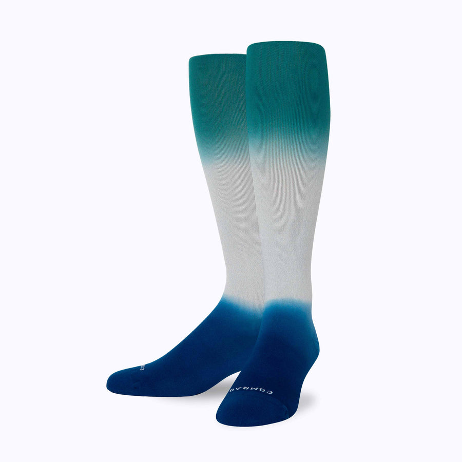 Knee-High Compression Socks  – 3-Pack Double-Dip Ombre