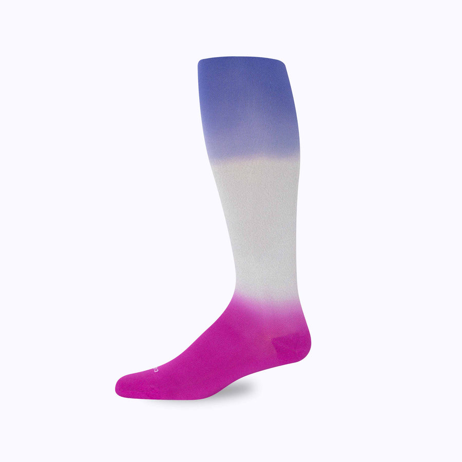 Knee-High Compression Socks  – 3-Pack Double-Dip Ombre