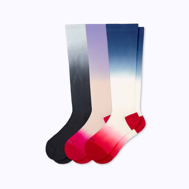 Compression Socks for Flying & LongHaul Traveling COMRAD