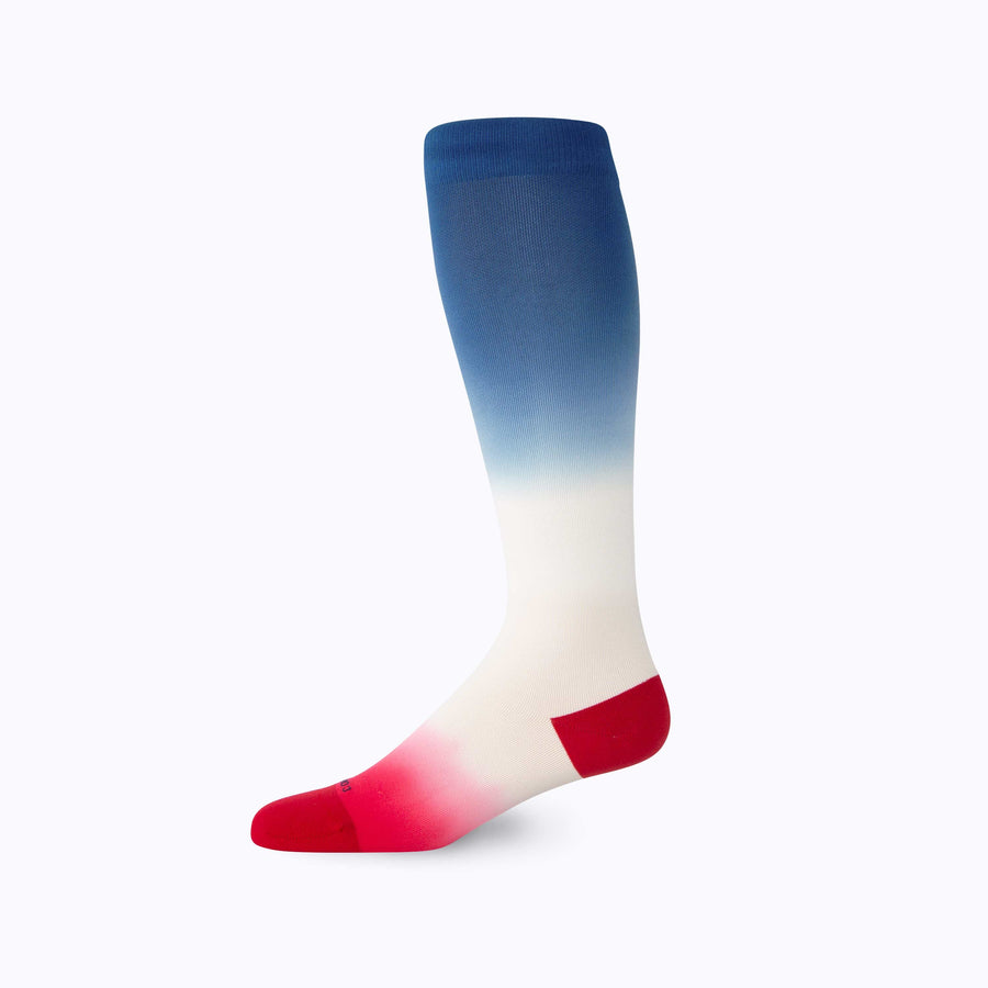 Knee-High Compression Socks  – 3-Pack Double-Dip Ombre