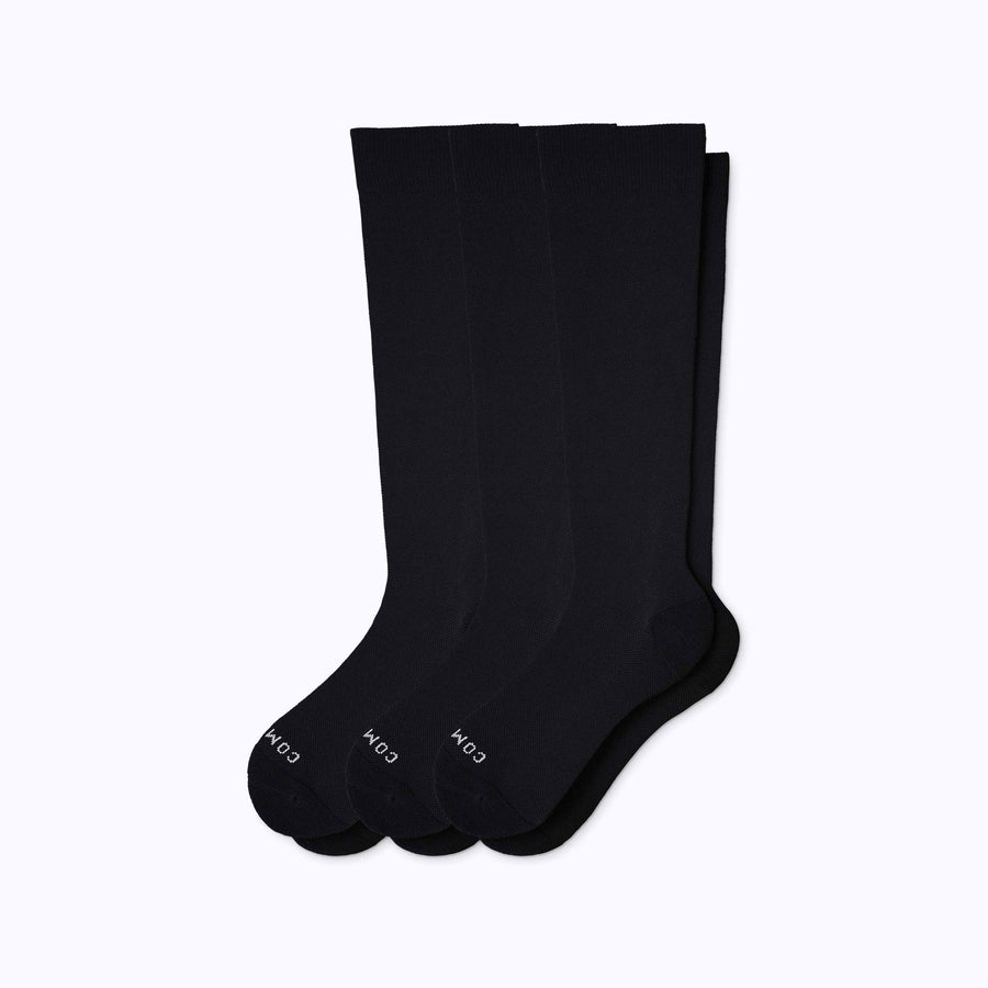 Knee-High Compression Socks – 3-Pack Solids (20-30 mmHg)