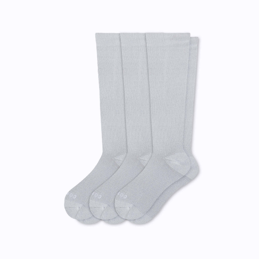 Knee-High Compression Socks – 3-Pack Solids (20-30 mmHg)