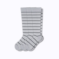 Knee-High Compression Socks – 3 Pack Stripes (20-30 mmHg)