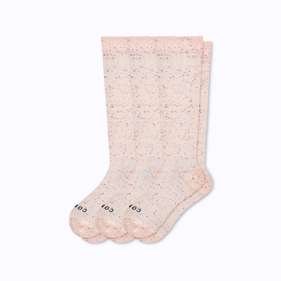 Recycled Cotton Compression Socks – 3-Pack