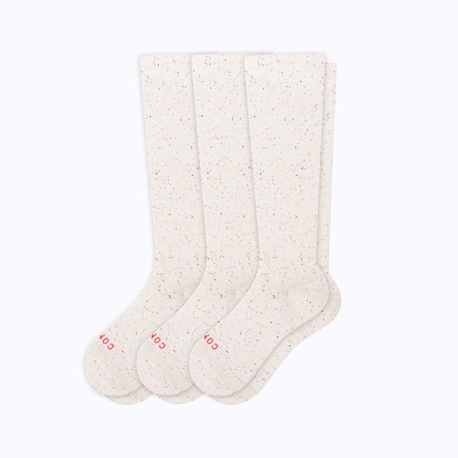 Recycled Cotton Compression Socks – 3-Pack