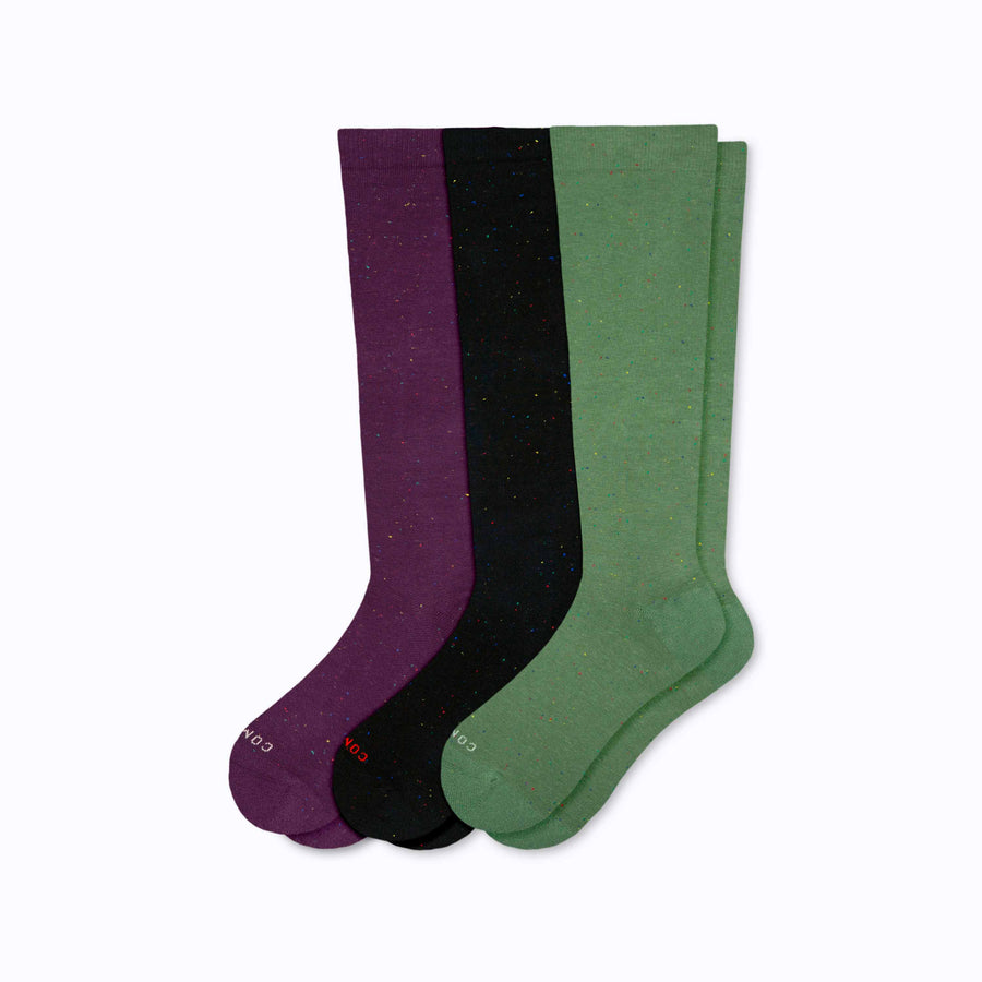 Recycled Cotton Compression Socks – 3-Pack Limited
