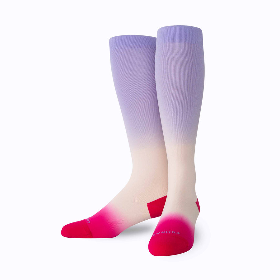 3-Pack Knee High Compression Socks with Packing Cube