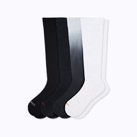 Knee-High Compression Socks – 4 Pack Mix (20-30 mmHg)