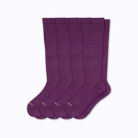 Recycled Cotton Compression Socks - 4 Pack