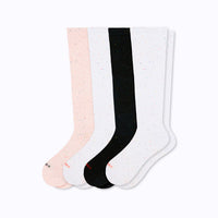 Recycled Cotton Compression Socks - 4 Pack