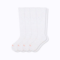 Recycled Cotton Compression Socks - 4 Pack