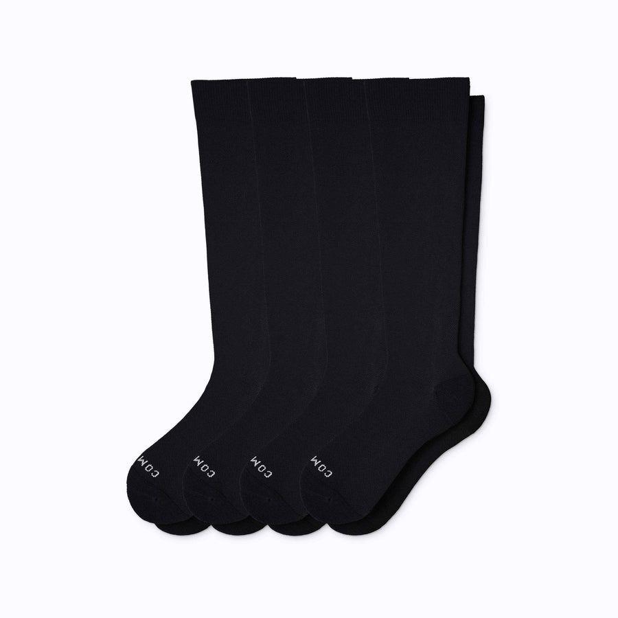 Knee-High Compression Socks – 4-Pack Solids