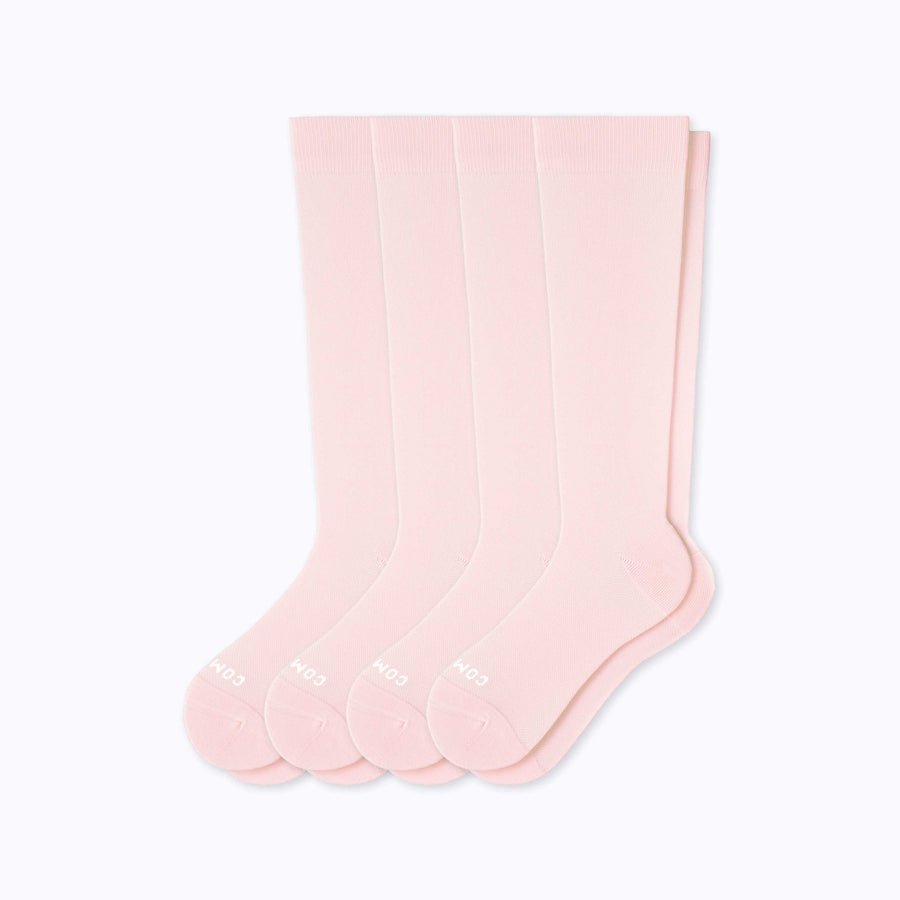 Knee-High Compression Socks – 4-Pack Solids
