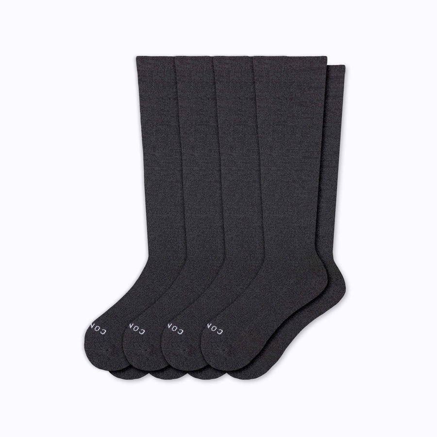 Knee-High Compression Socks – 4-Pack Solids