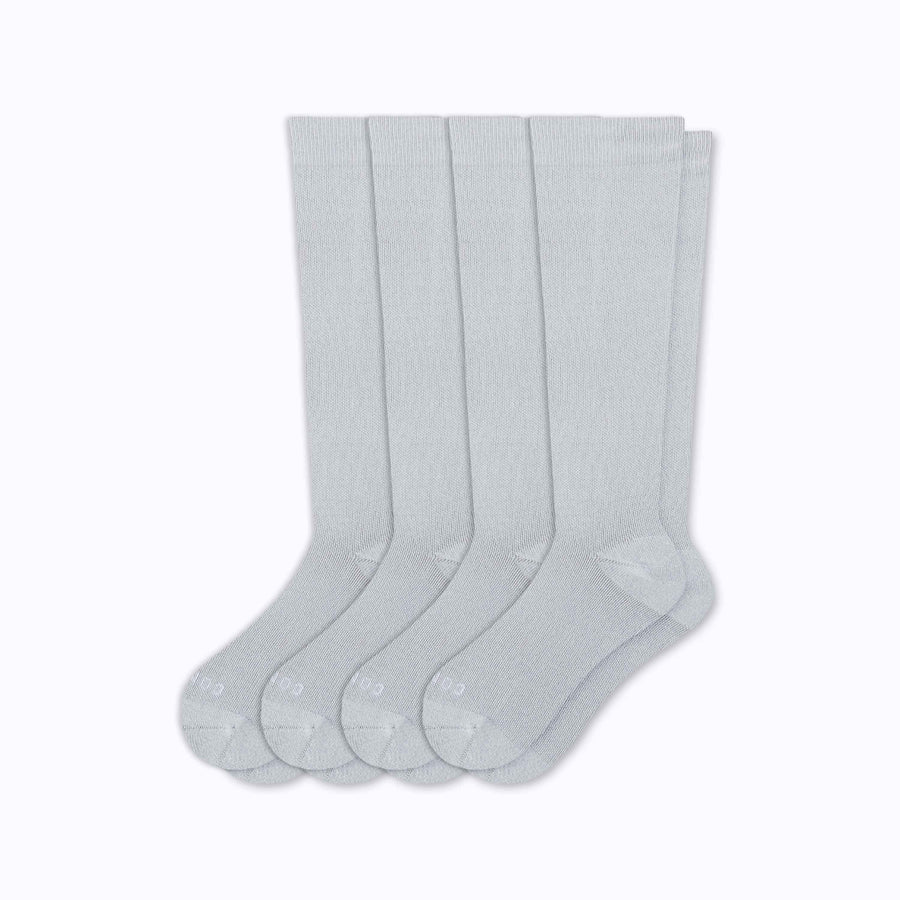 Knee-High Compression Socks – 4-Pack Solids