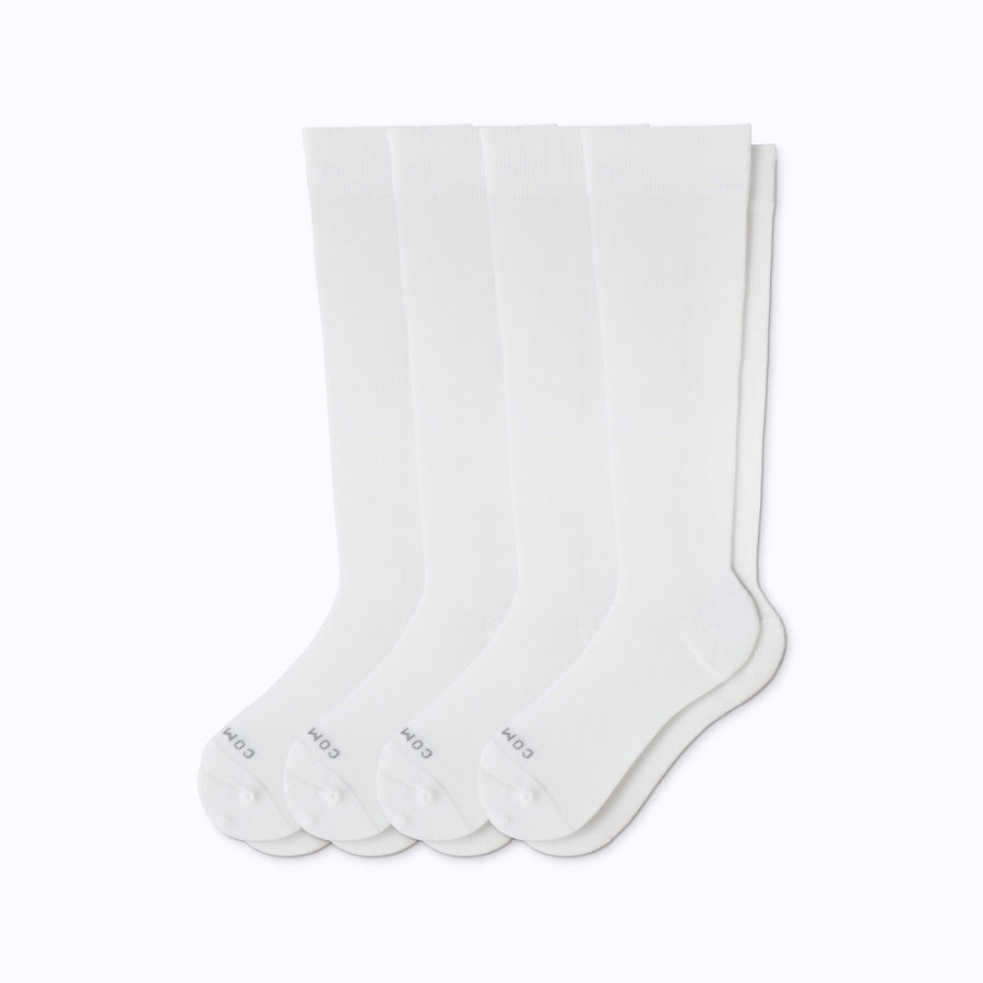 Knee-High Compression Socks – 4-Pack Solids