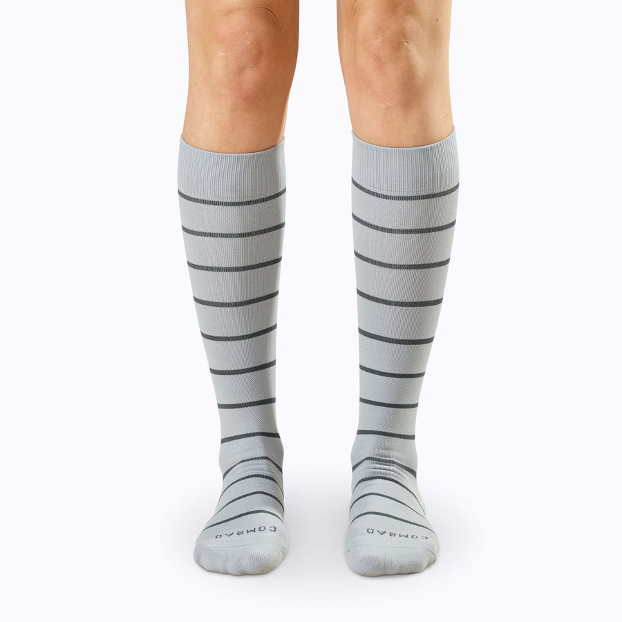 Knee-High Compression Socks – 4-Pack Stripes