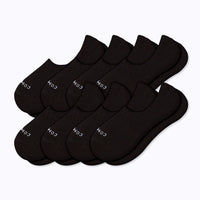 Combed Cotton No Show Socks - 8 Pack