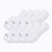 Combed Cotton No Show Socks - 8 Pack