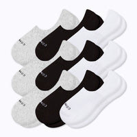 Combed Cotton No Show Socks - 9 Pack