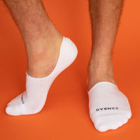 Combed Cotton No Show Socks - 8 Pack