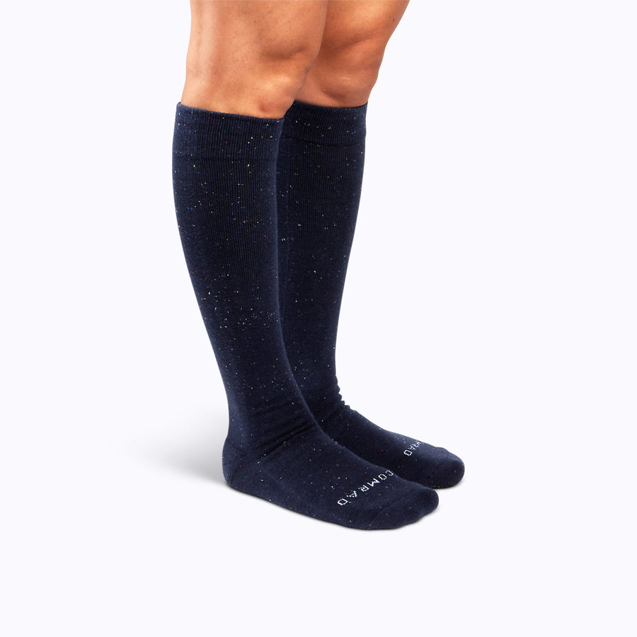 Recycled Cotton Compression Socks – 3-Pack