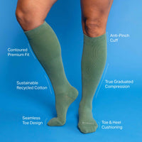 Recycled Cotton Compression Socks
