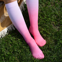 Knee-High Compression Socks - Ombre