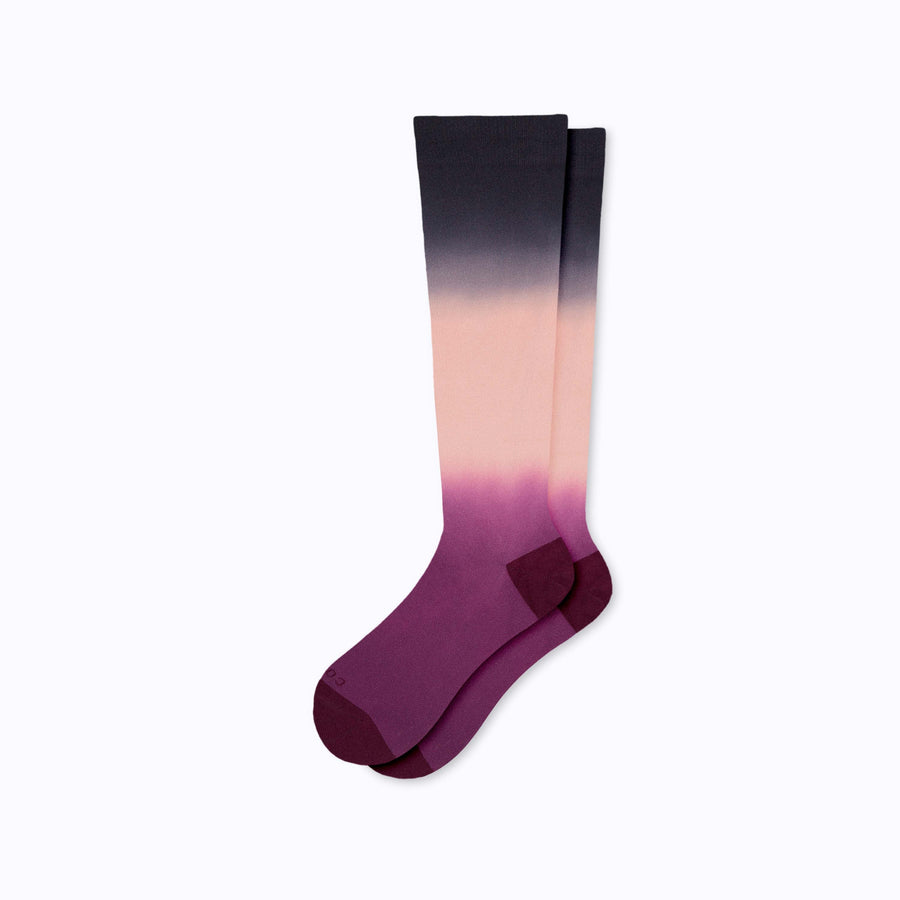 Knee-High Compression Socks – Ombre