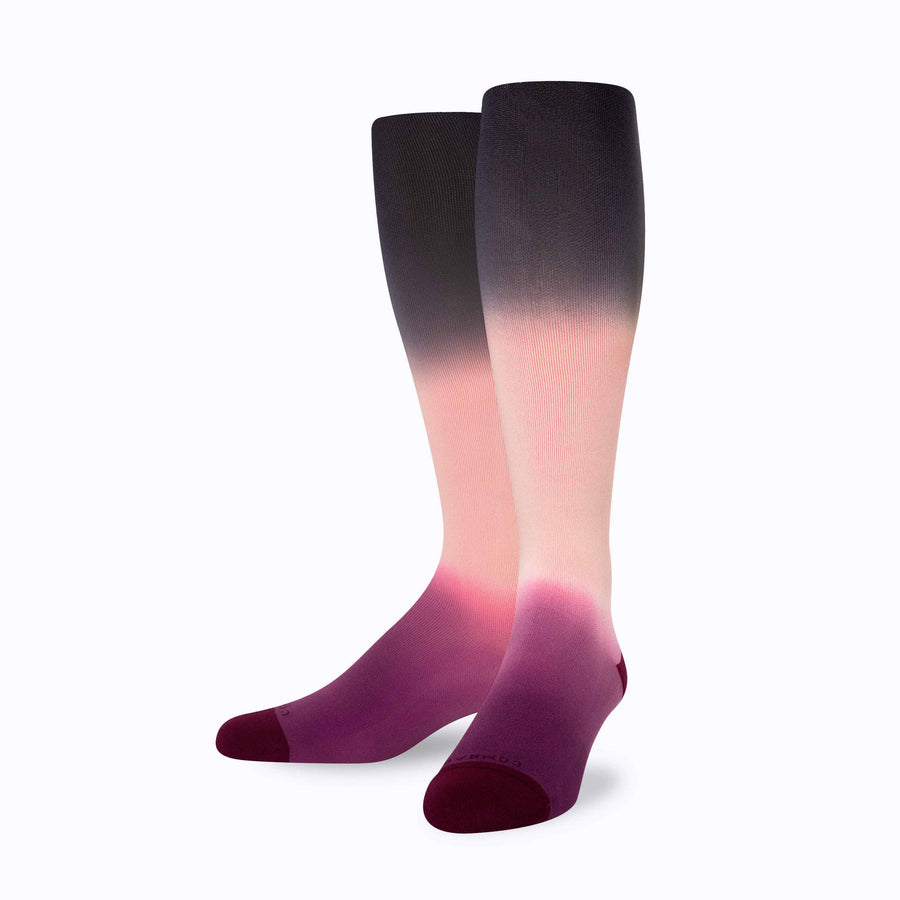 Knee-High Compression Socks – Double-Dip Ombre